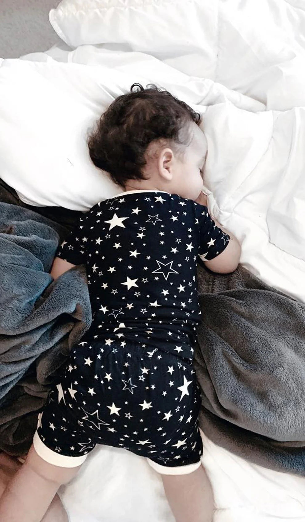 Everly Grey - Aydenne Kids 2 Piece Short PJ's - Stars