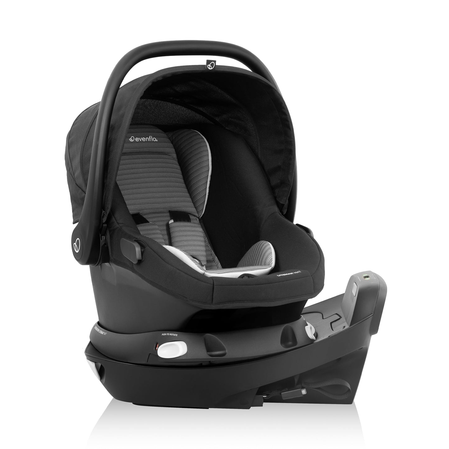 Evenflo - Revolve180 LiteMax NXT Rotational Infant Car Seat (Cinder Gray)