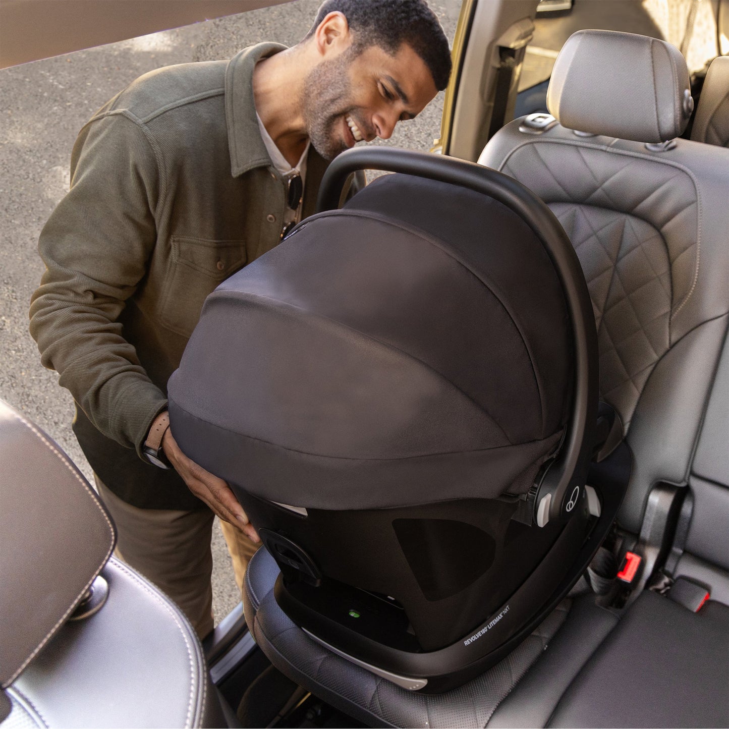 Evenflo - Revolve180 LiteMax NXT Rotational Infant Car Seat (Cinder Gray)