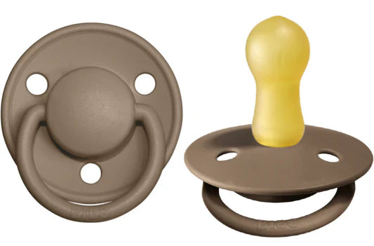 BIBS - Latex Pacifier 2 Pack - Dark Oak