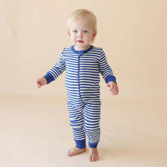 Parade Stripe Sleeper - True Blue