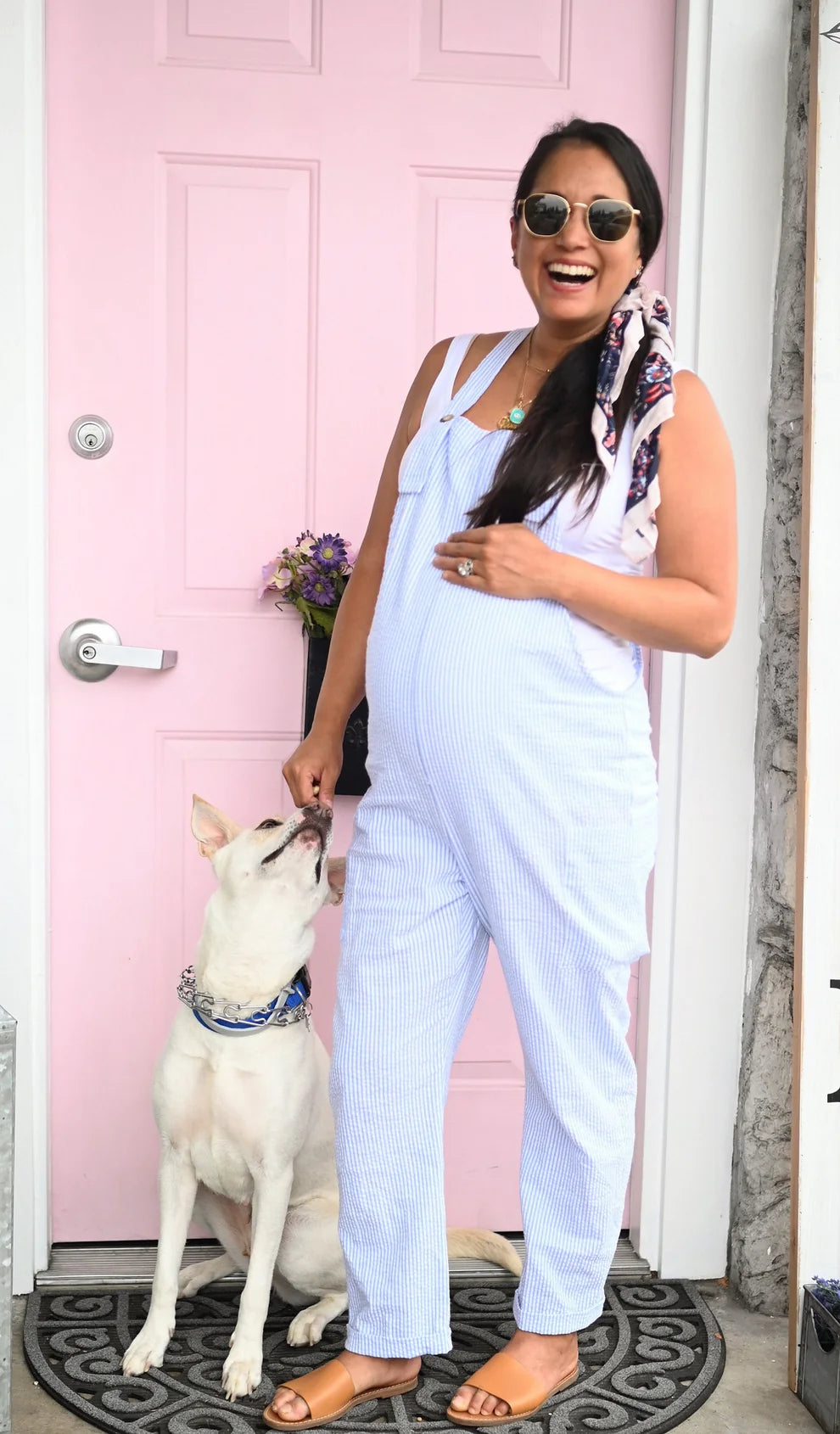 Everly Grey - Nani Overall - Stripe