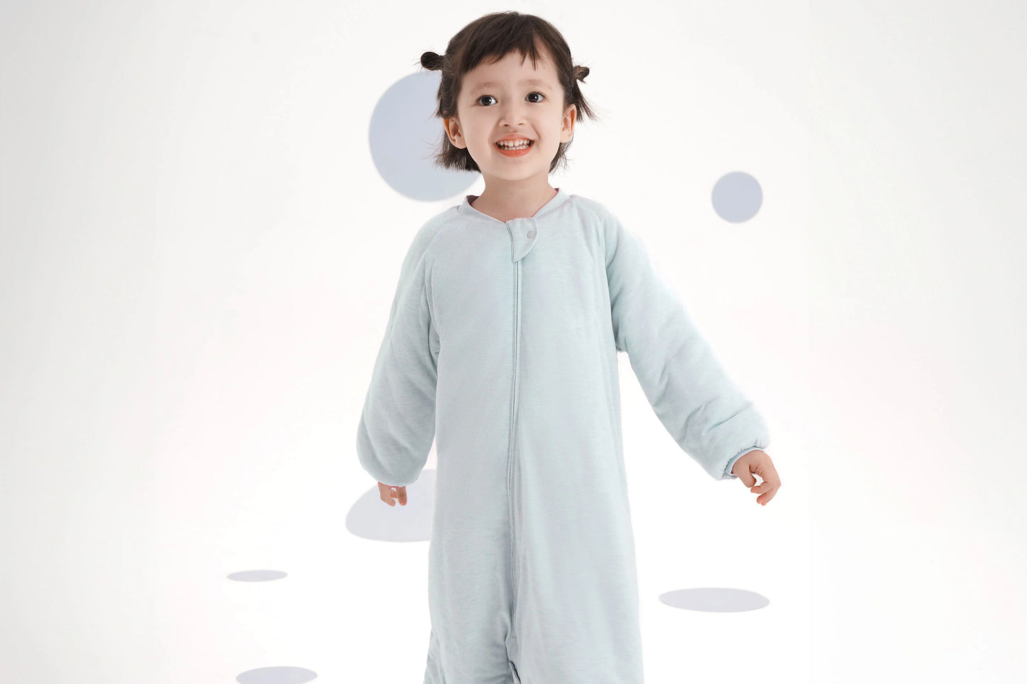 Nest Designs - Long Sleeve Footed Sleep Bag 2.5 TOG (Bamboo Jersey)