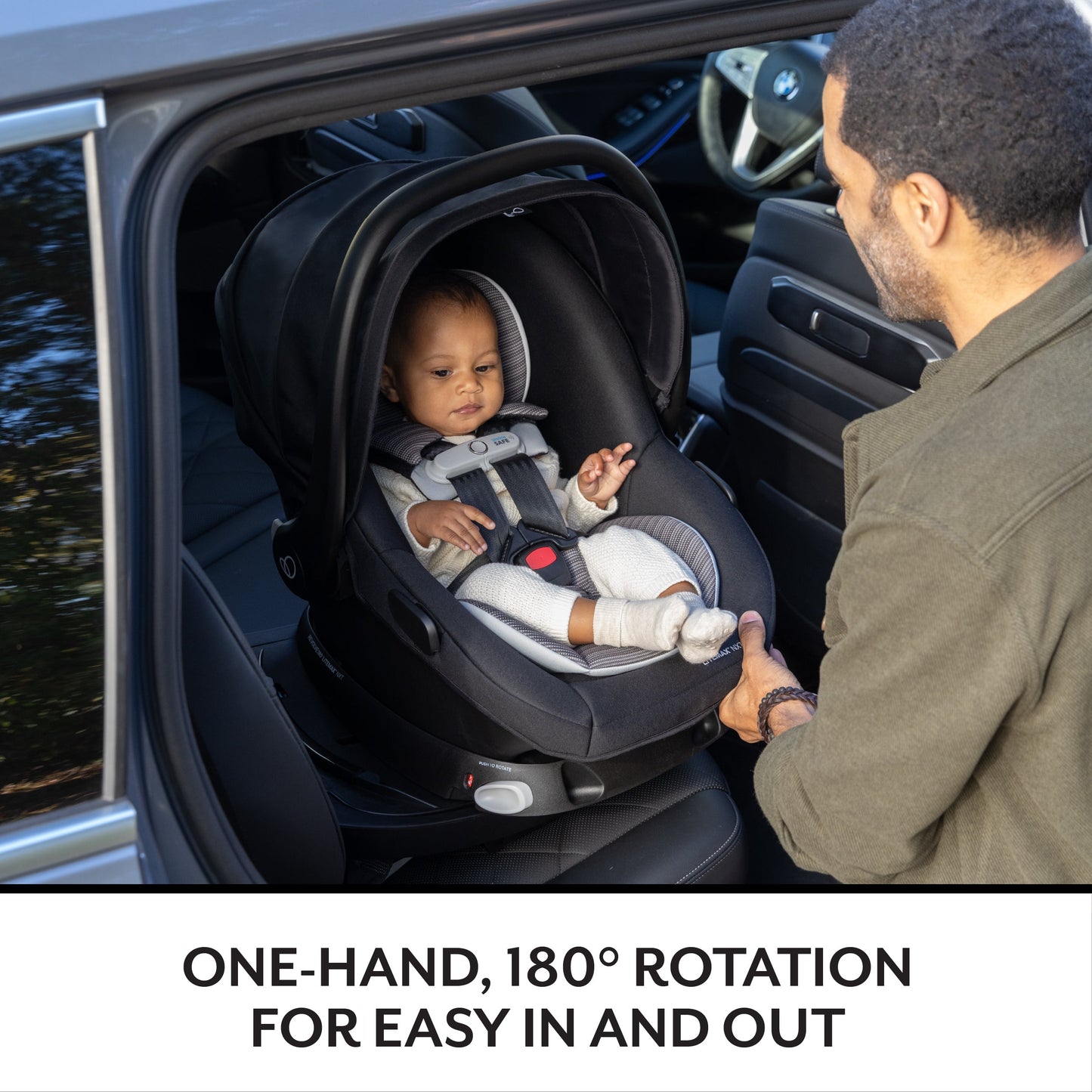 Evenflo - Revolve180 LiteMax NXT Rotational Infant Car Seat (Cinder Gray)
