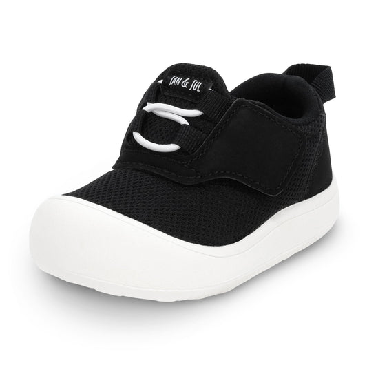 Jan + Jul - Mini-Flyer Toddler Sneakers - Black Tie