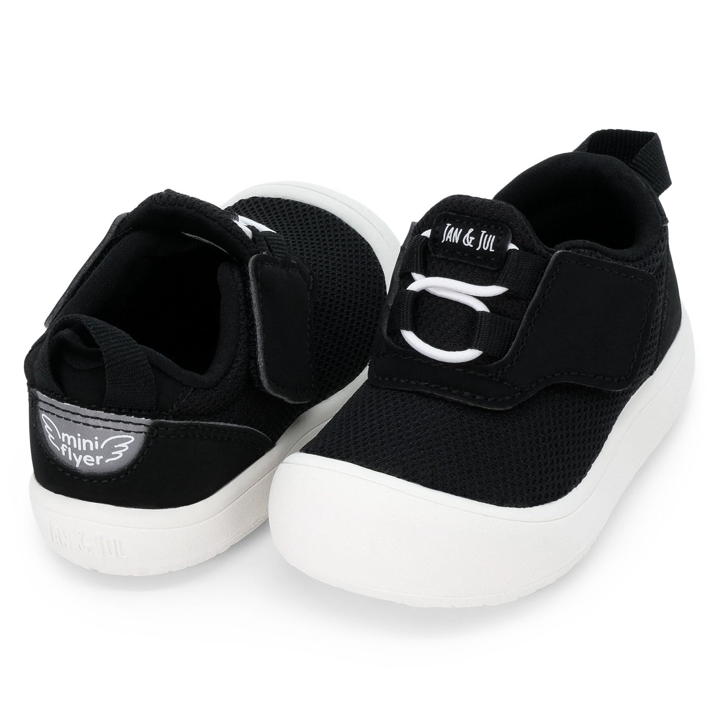 Jan + Jul - Mini-Flyer Toddler Sneakers - Black Tie