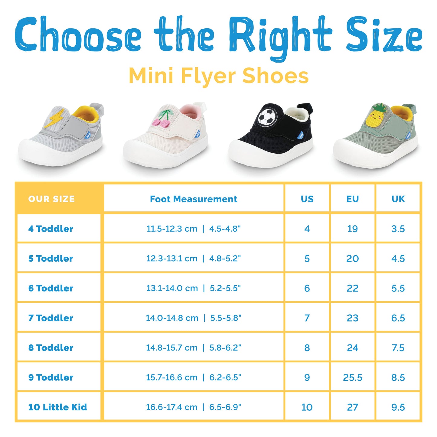 Jan + Jul - Mini-Flyer Toddler Sneakers - Black Tie