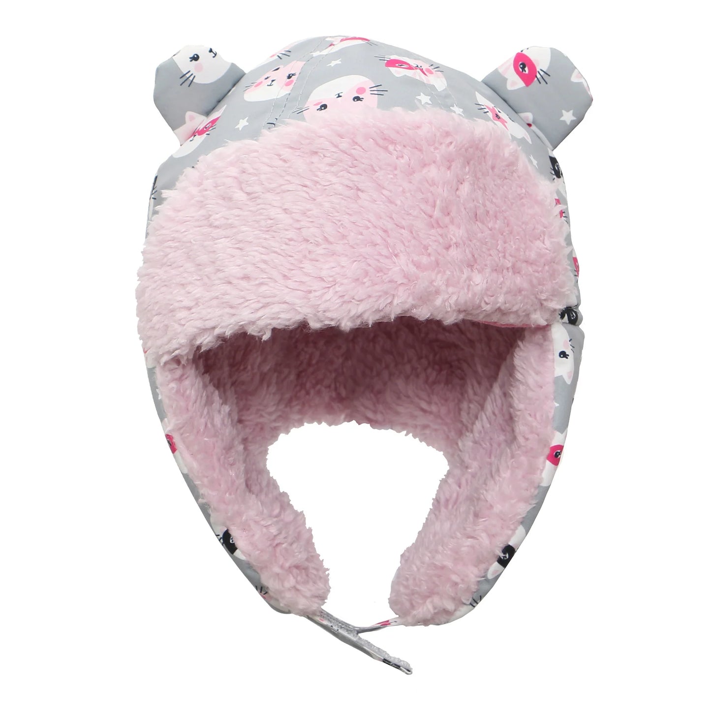 FlapJack Kids - Water Repellant Trapper Hat - Cat
