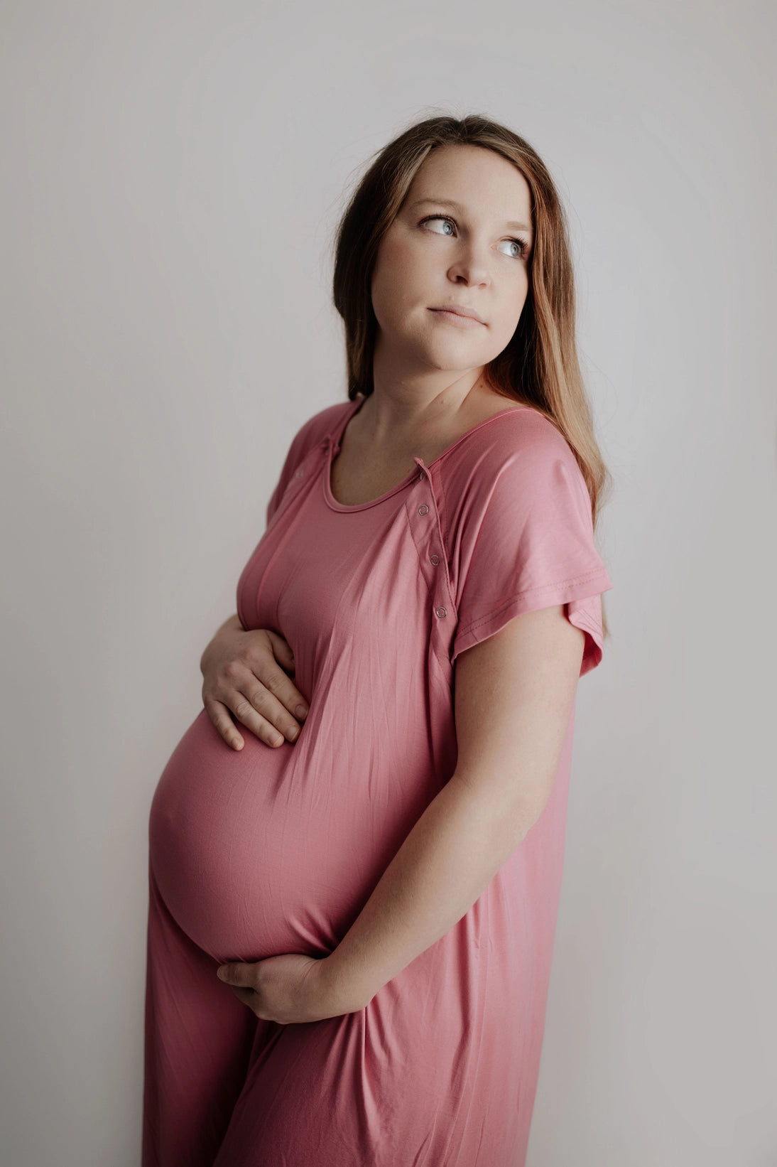 Three Little Tots - Maternity Mommy Labor and Delivery/ Nursing Gown