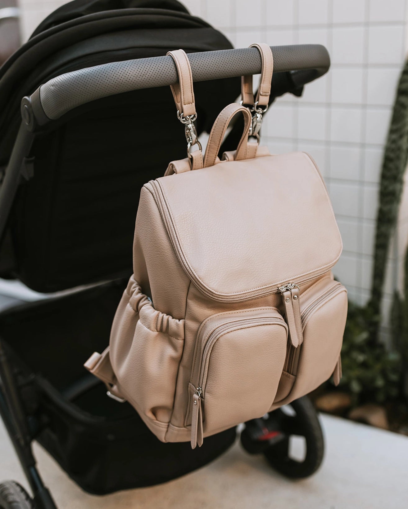 OiOi - Signature Nappy Backpack - Oat