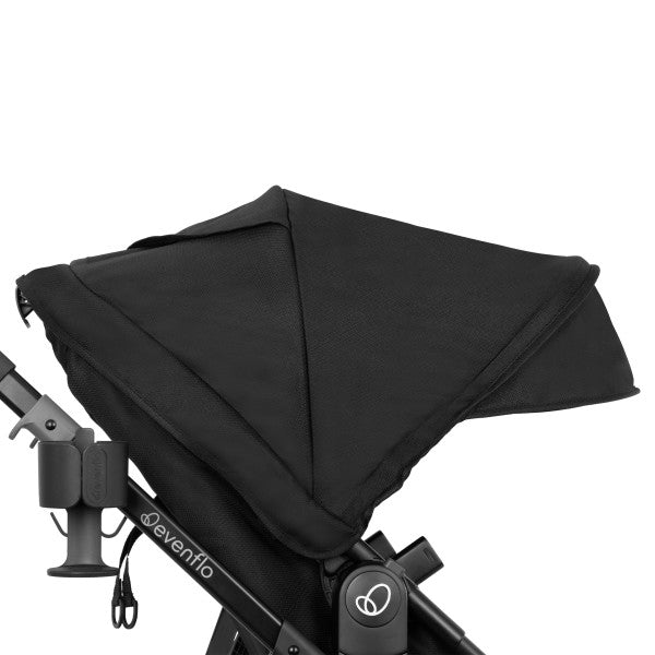 Evenflo Omni Ultra Travel System with Revolve180 LiteMax NXT Rotational Infant Car Seat - Caviar Black