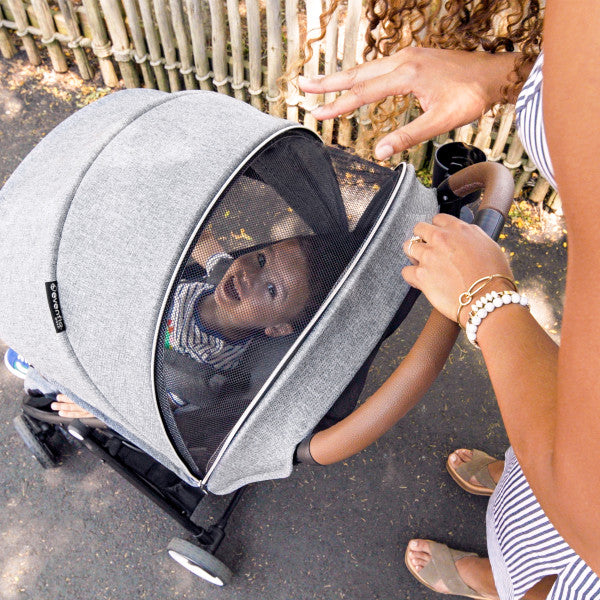 EVENFLO GOLD Otto Self-Folding Lightweight Travel Stroller (Moonstone Gray)