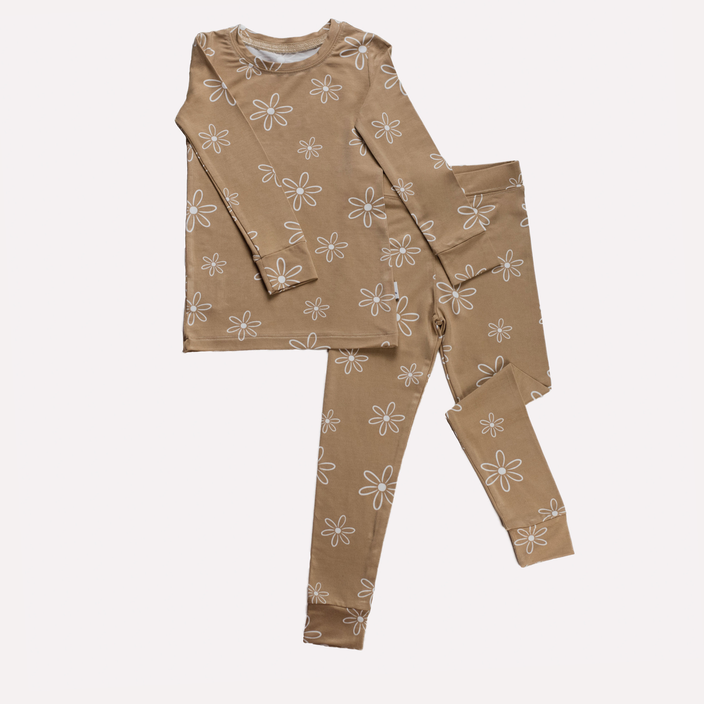 Pip + Phee - 2 Piece Bamboo Sets | LE Prints #4: Desert-dinos / 18-24M / Long Sleeves/Long Pants