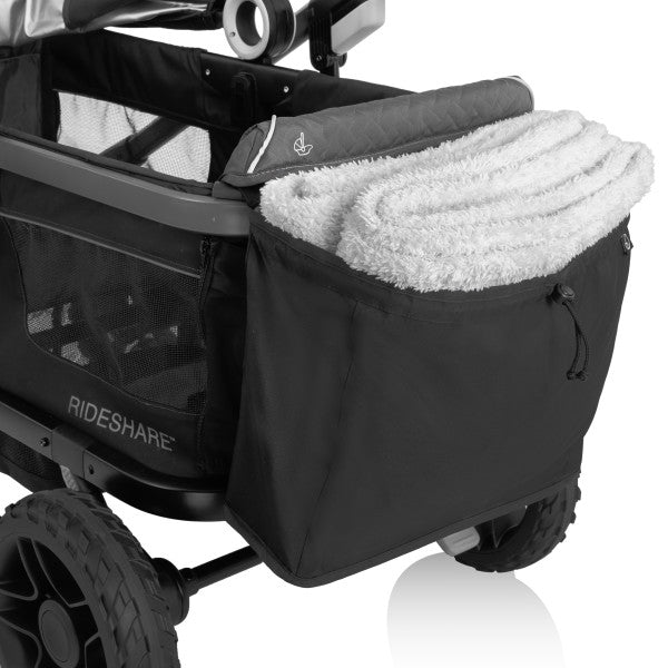 Evenflo - Shyft Rideshare All-Terrain Performance Stroller Wagon (Sterling Black)