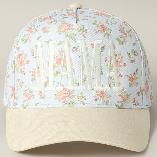 Mama Hat - Floral Embroidery