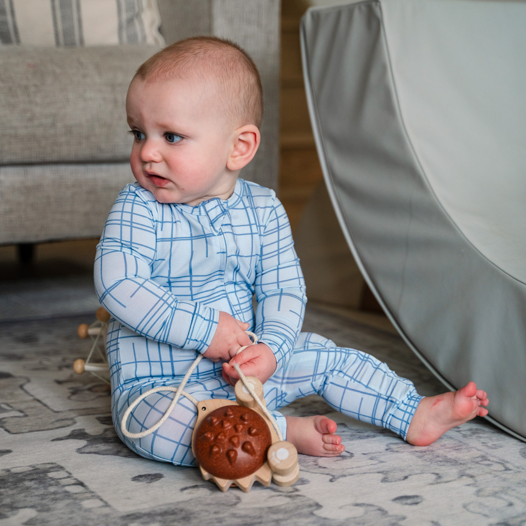 Pip + Phee - Bamboo Footless Sleepers | LE Prints: Dainty-floral / 2T