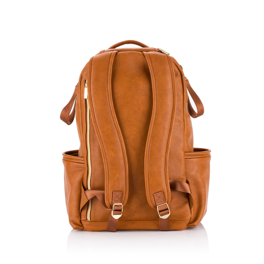 Itzy Ritzy - Cognac Boss Plus Backpack Diaper Bag