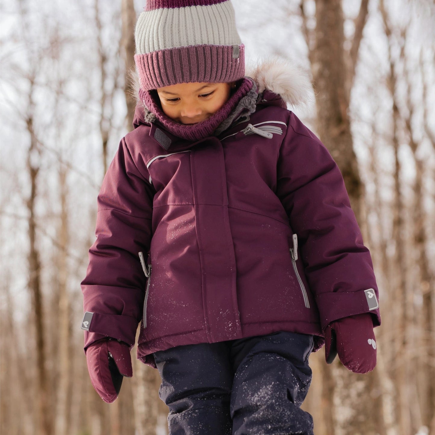 Perlimpinpin - Winter Mitts - Shiraz