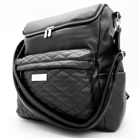 Bellaboo Boutique - Bellaboo Lily Diaper Bag - Onyx