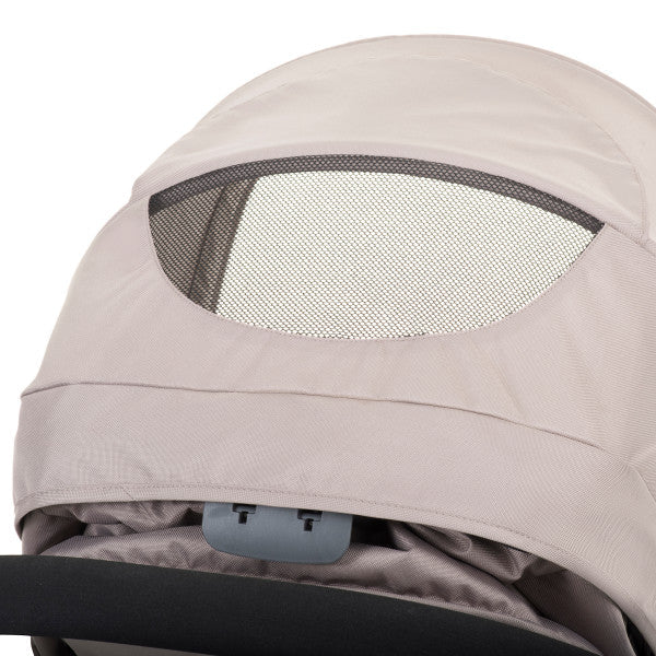 Evenflo Pivot Modular Travel System With SafeMax Car Seat - Sandstone Beige