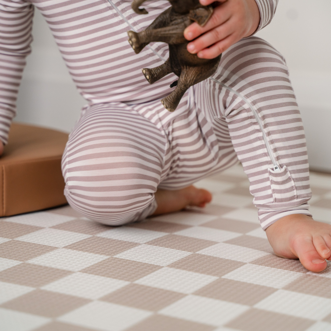 Pip + Phee - Bamboo Footless Sleepers | LE Prints: Dainty-floral / 2T