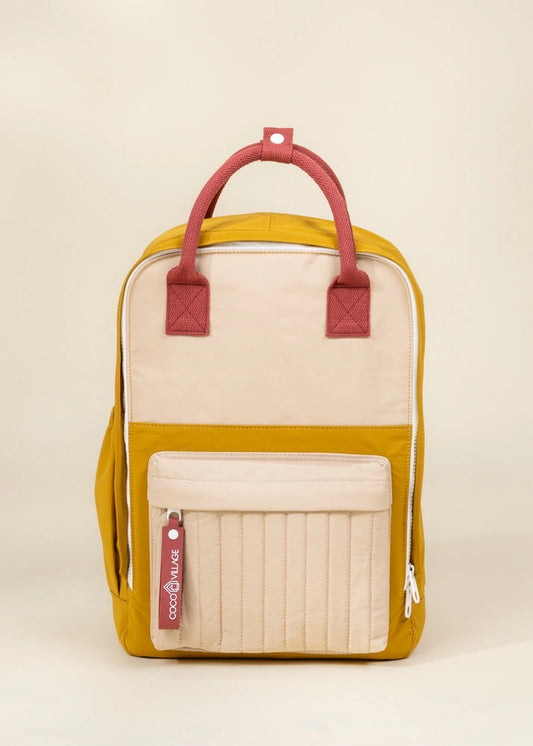 Coco Village -  Washable Nylon Backpack - Golden Hour