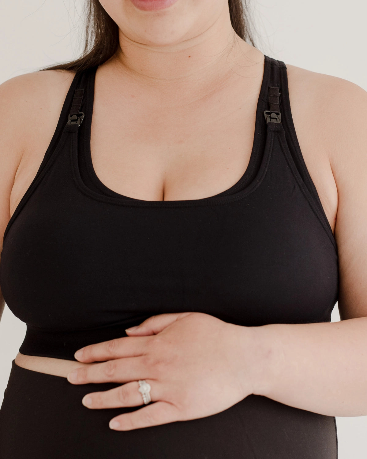 AXK Maternity - Full Support Nursing Bra - Black