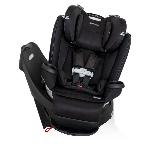 Evenflo - Gold Revolve360 Extend All-in-One Rotational Car Seat with SensorSafe (Onyx Black)