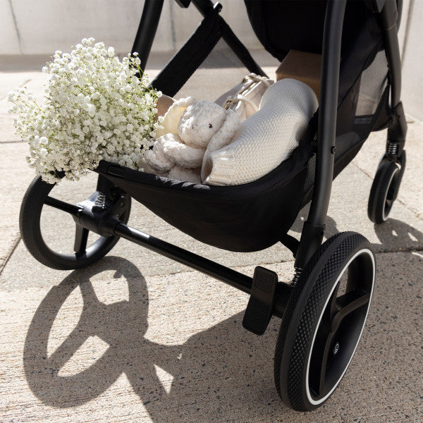 Evenflo Shyft Intuiti+ Travel System featuring Revolve180 LiteMax NXT with SensorySoothe (Dubhan Black)