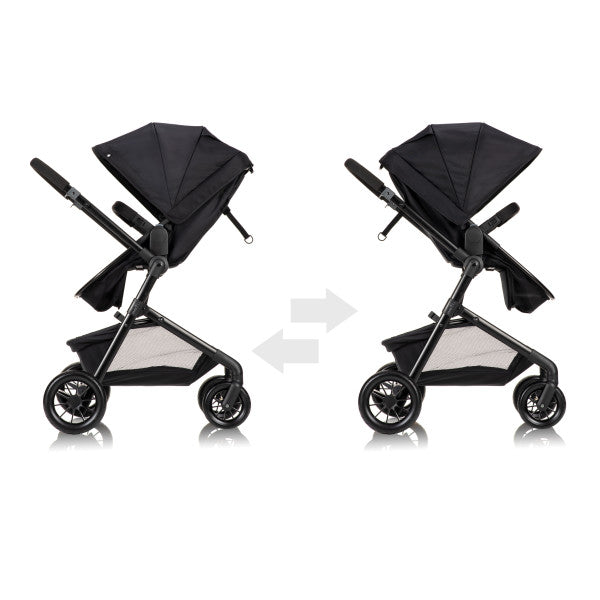 Evenflo Pivot Modular Travel System with LiteMax Infant Car Seat - Casual Gray