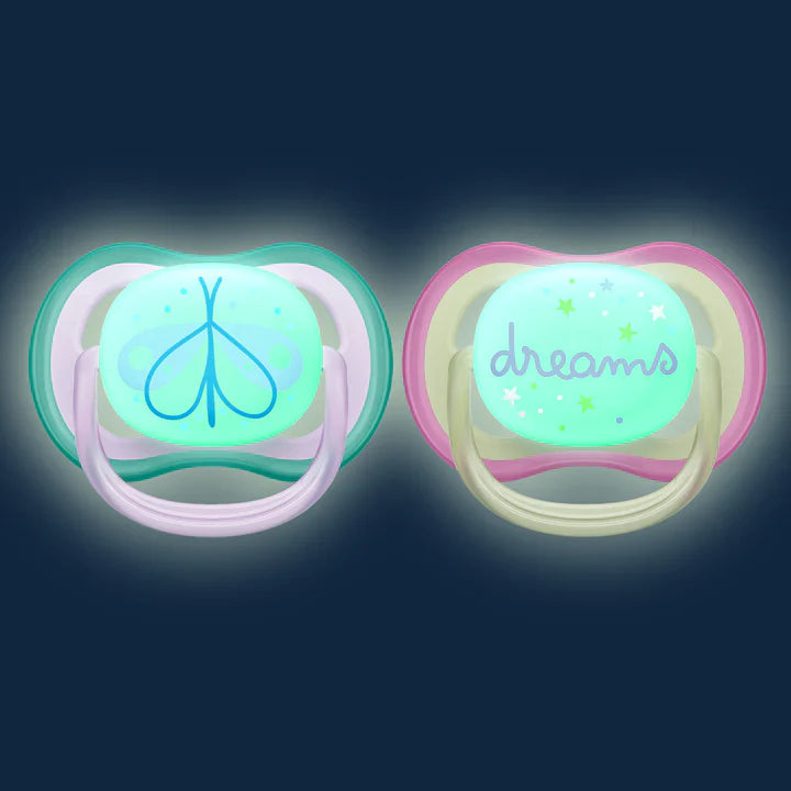 Philips Avent - Ultra Air Nighttime Pacifier 2 Pack