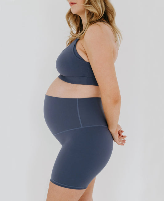 AXK Maternity - Biker Shorts - Blue