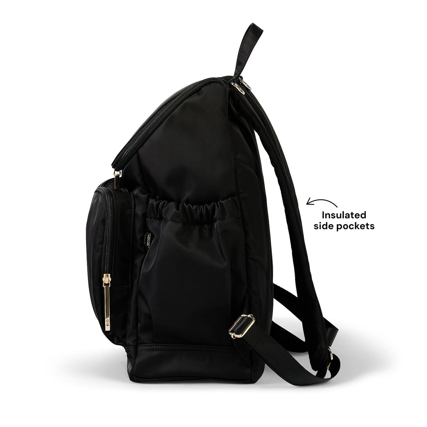 OiOi - Signature Nappy Backpack - Black Nylon