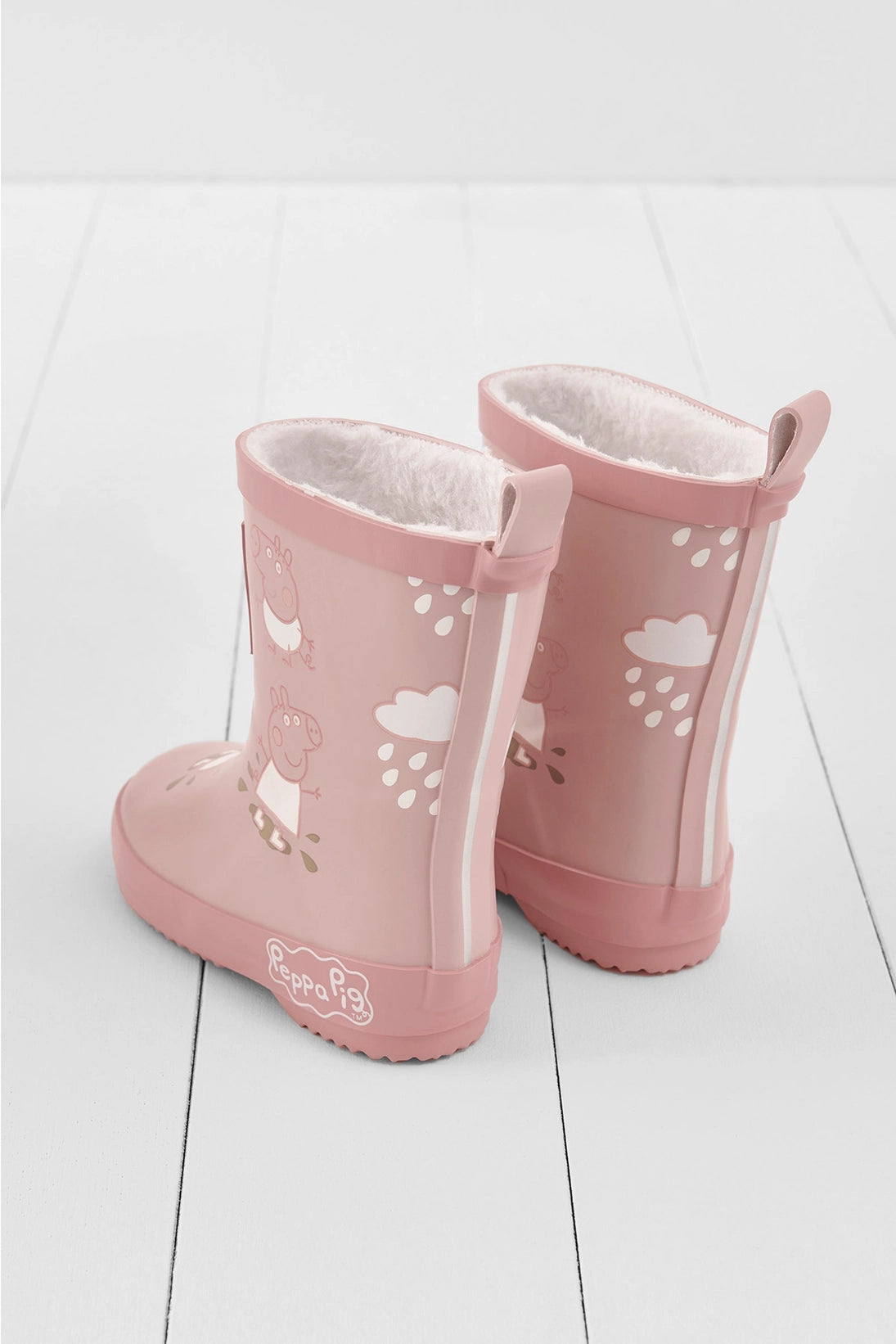 Grass & Air - Colour Changing Rain Boots (Wellies) - Peppa Pig Pink