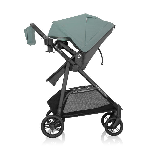 Evenflo Omni Ultra Travel System with Revolve180 LiteMax NXT Rotational Infant Car Seat - Pacific Green