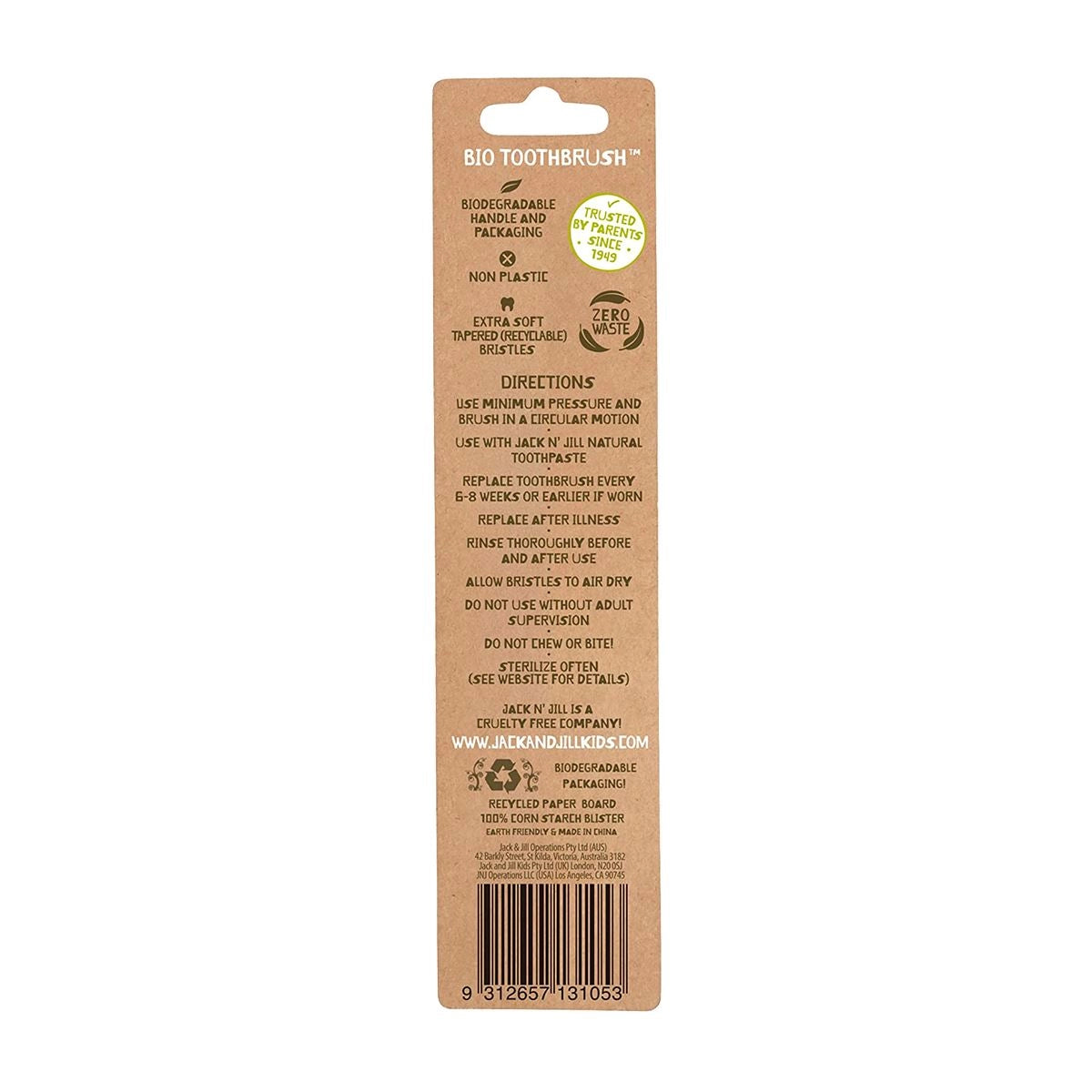 Jack N Jill Kids - Toothbrush - Elephant