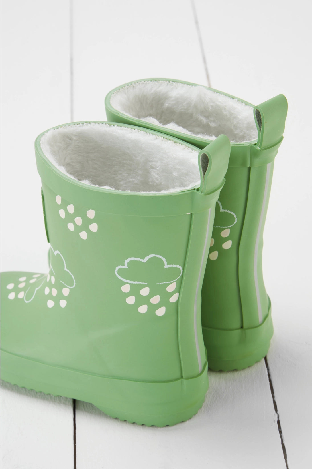 Grass & Air - Colour Changing Rain Boots (Wellies) - Olive Green