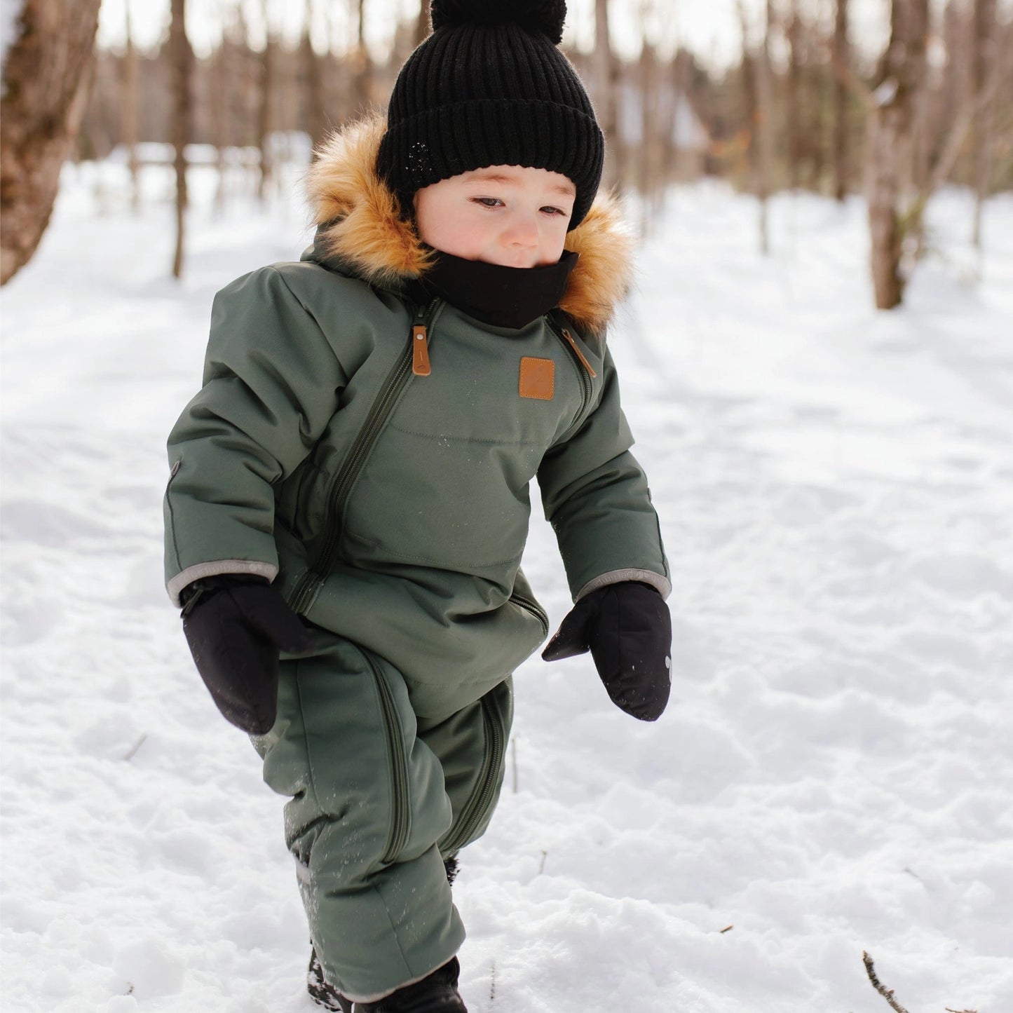 Perlimpinpin - Winter Mitts - Black