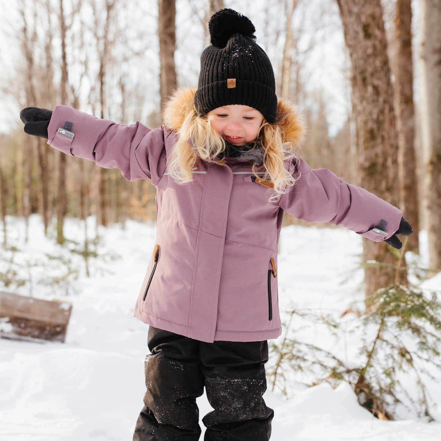 Perlimpinpin - Winter Mitts - Black