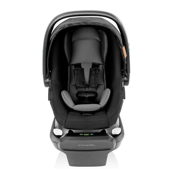Evenflo Shyft Intuiti+ Travel System featuring Revolve180 LiteMax NXT with SensorySoothe (Dubhan Black)