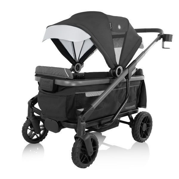 Evenflo - Shyft Rideshare All-Terrain Performance Stroller Wagon (Sterling Black)