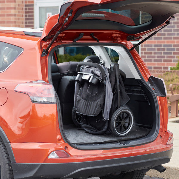 *NEW* Evenflo - Folio3 Stroll & Jog Travel System with LiteMax 35 Infant Car Seat (Avenue Gray)
