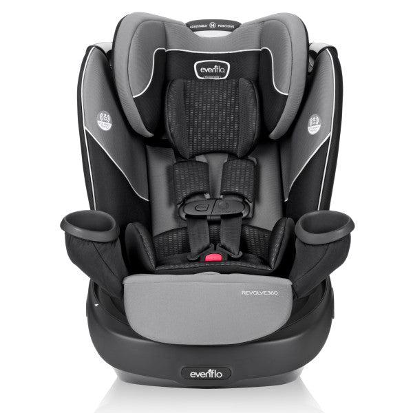 🔥 HOT DEAL 🔥 EVENFLO Revolve360 Rotational All-In-One Convertible Car Seat (Amherst Gray)