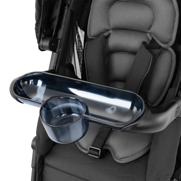 Evenflo Shyft Intuiti+ Travel System featuring Revolve180 LiteMax NXT with SensorySoothe (Dubhan Black)