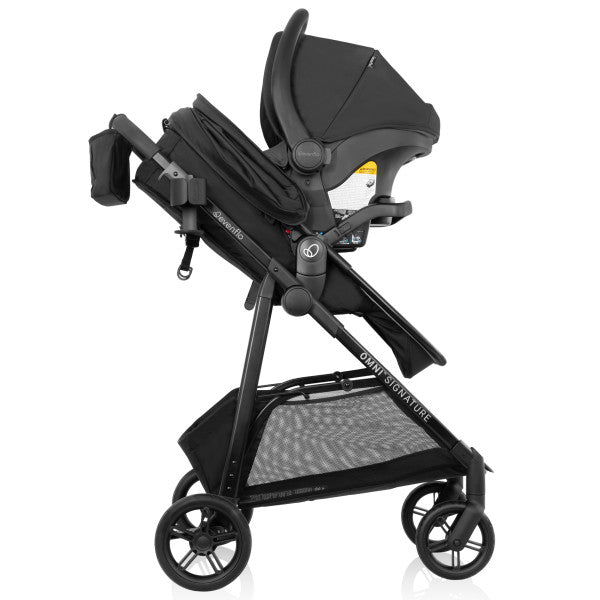 Evenflo Omni Signature Travel System with LiteMax Infant Car Seat (Porto Black)