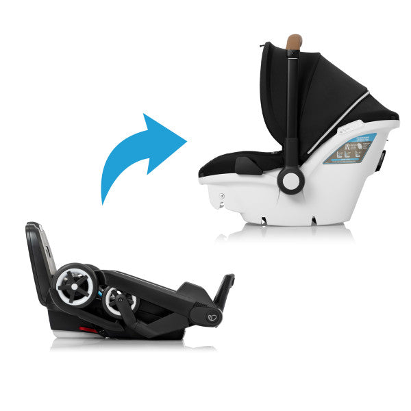 *NEW* Evenflo - Gold Shyft DualRide with Carryall Storage Infant Car Seat and Stroller Combo (Onyx Black)