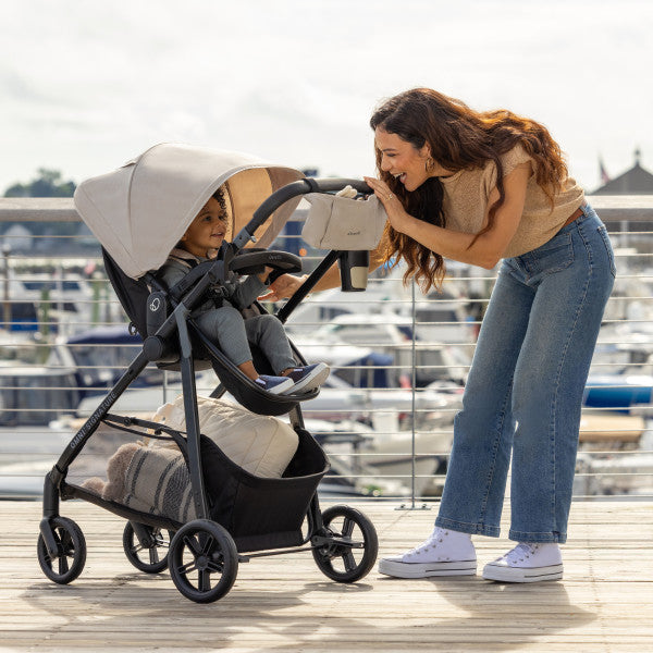 Evenflo Omni Signature Travel System with LiteMax Infant Car Seat (Porto Black)