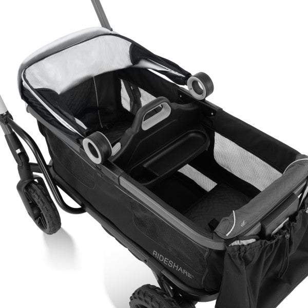 Evenflo - Shyft Rideshare All-Terrain Performance Stroller Wagon (Sterling Black)