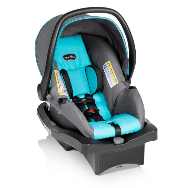 🔥 HOT DEAL 🔥 Evenflo - Victory Plus Jogging Stroller Travel System with LiteMax Infant Car Seat Malibu