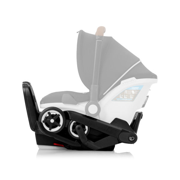 *NEW* Evenflo - Gold Shyft DualRide with Carryall Storage Infant Car Seat and Stroller Combo (Onyx Black)